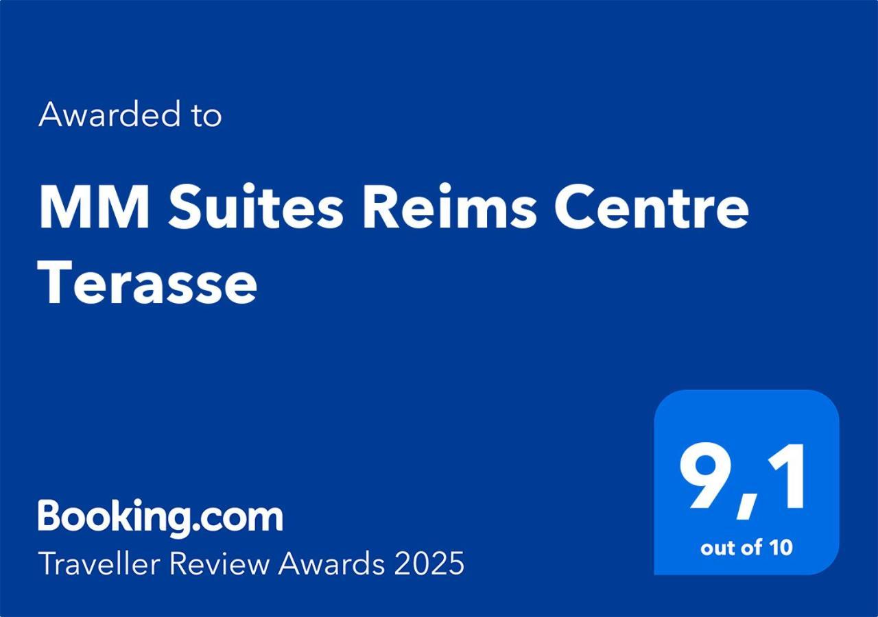 Mm Suites Reims Centre Terasse المظهر الخارجي الصورة